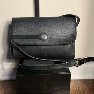 Dior Vintage Honeycomb Black Crossbody Bag